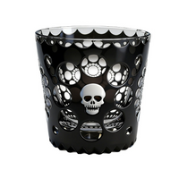 Edo Kiriko "Memento Mori" Skull Crystal Whiskey Glass