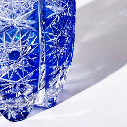 Edo Kiriko "Starry Ocean" Whiskey Glass
